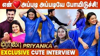 பரவால்ல அந்த Love  நான் தரேன் “Anchor”  Roja Serial Priyanka Nalkari Interview  Dance with Me