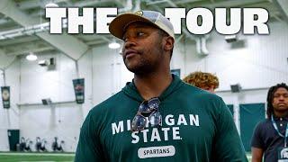 Michigan State Football Visit - A Sneak Peek BTS Elite Talent Football & EYG Bus Tour