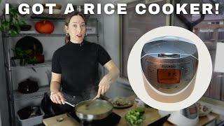 Testing Out My New Rice Cooker  Easy Broccoli Coconut Curry