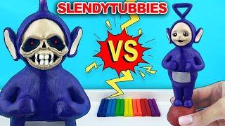 Clay - Teletubbies. Tinky Winky SlendyTubbiesCreepyPasta. Made from Plastilina Tutorial