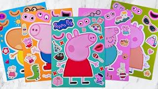 ToyASMR Decorate with Sticker Book Peppa Pig  #paperdiy #asmr #peppapig