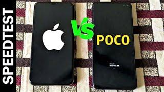 POCO X2 Vs iPhone XS Max Speedtest  Premium Vs Midrange Smartphone - Shocking Results