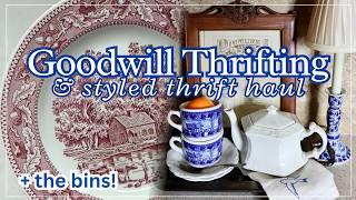 THEY BROKE IT GOODWILL THRIFTING & STYLED THRIFT HAUL  Thrifting Home Decor