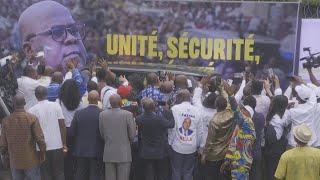 DRC president Tshisekedi arrives at party HQ ahead of vote results  AFP