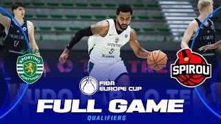 Sporting CP v Spirou Basket  Full Basketball Game  FIBA Europe Cup 2024-25