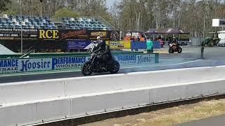 128ci FXDR Harley 10.9sec pass