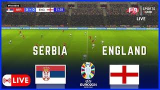 SERBIA VS ENGLAND  LIVE  UEFA EURO 2024  .SIMULATION & LIVE SCORE #uefa #euro2024