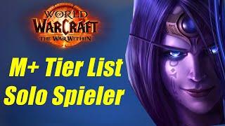 M+ Tier List für SOLO PUG Spieler  WoW The War Within