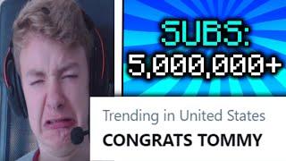 BREAKING TommyInnit Hits 5 MILLION Subscribers
