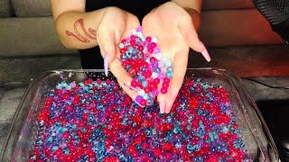 ASMR Playing With Water Beads