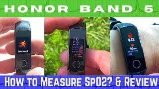 Honor Band 5 Review - SpO2 Fitness Tracker  Tutorial and Review