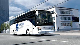 Euro Truck Simulator 2  Setra New S516 HD Scherer Reisen  ETS 2 Mods 1.49. Ultra Real 2K