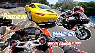 Ketemu Super Car  Manasin 3 Moge Dandi Malik  R1M Panigale 1199 RSV4