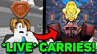 *LIVE* ENDLESS RANKS CARRY & FREE SIGNS Toilet Tower Defense