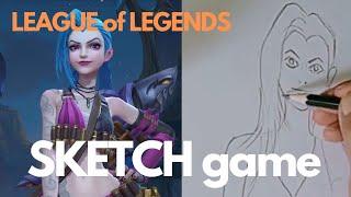 HOW TO SKETCH GAME I LEAGUE of LEGENDS