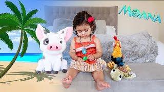 ELLE TRANSFORMS INTO MOANA THE CUTEST VIDEO EVER