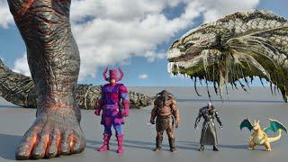 Video game Monsters Size Comparison  3d Animation Comparison