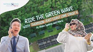 Ride the green wave with Thomson-East Coast Line 4 #TEL4 