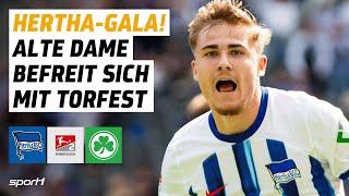 Hertha BSC - SpVgg Greuther Fürth  2. Bundesliga Tore und Highlights 4. Spieltag