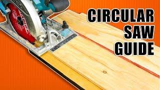 How to Make a Circular Saw Guide  Track Saw Guide