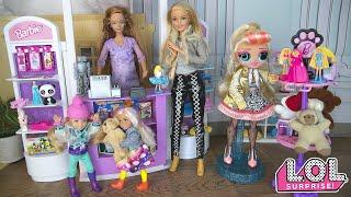 FULL MOVIE OMG BARBIE FAMILIES - OMG Family Car Troubles  LOL Family Toy Store Shopping