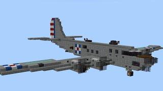 Minecraft XB19 Bomber Airplane Tutorial