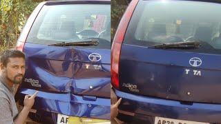 amazing Removal and repair car dent at home easily without scratches no machine needed @hyderabad