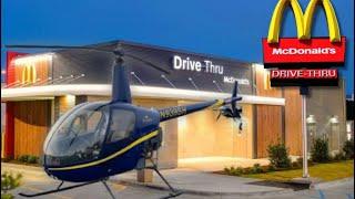 Flying my helicopter to McDonald’s