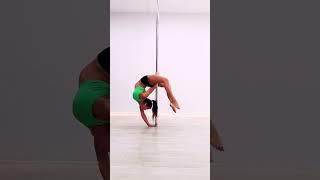 Pole-dance связка. стойка на руке.