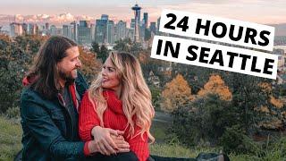 24 Hours in Seattle - Travel Vlog  What To Do See and Eat