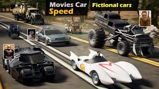 Fictional Cars and Movies Car Speed  Top Speed of Fictional Cars 