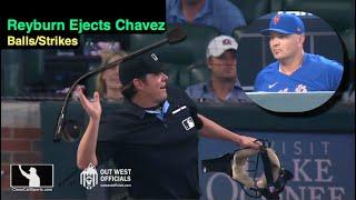 E90 - DJ Reyburn Ejects Eric Chavez From Mets Dugout After Strike One to Brandon Nimmo in Atlanta