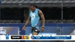 Bruce Irvin 2012 NFL Draft Combine 40 yard Run 2