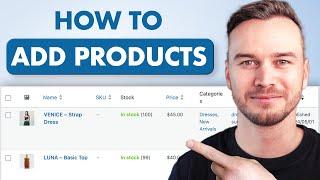 How to Add Products in Wordpress WooCommerce