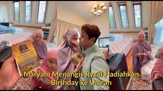 Maryam Menangis Ryzal Hadiahkan Birthday ke Umrah
