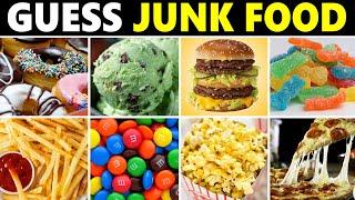 Guess the Snack & Junk Food in 3 Seconds 