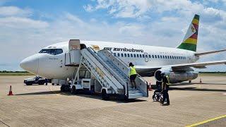 Air Zimbabwe Boeing 737-200  Flight from Victoria Falls to Bulawayo