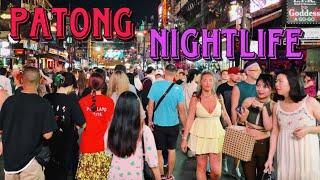 【 4K】Patong Nightlife Bangla and Coastal Road in Phuket 2023