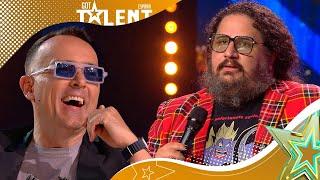 PASE DE ORO al humor que ha hecho REÍR a Risto Mejide  Audiciones 1  Got Talent España 2023