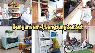 BANGUN JAM 4 PAGI LANGSUNG SAT SET LAKUKAN AKTIVITAS SEBAGAI IBU RUMAH TANGGA