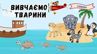 ВИВЧАЄМО ТВАРИНИ  Мультфільми для дітей