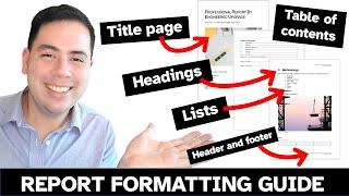 Report Formatting in Word Complete Guide to a Professional Look