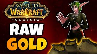 Raw Gold Farming in WoW Classic Era