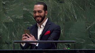 El selfi de Nayib Bukele en la Asamblea General de la ONU