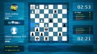 Chess Game Analysis Artis bokep - Florin Ionescu 335  0-1 By ChessFriends.com