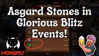 Asgard Stones in Glorious Blitz Events  Vikings War of Clans