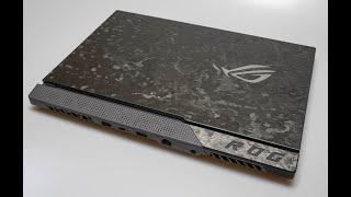 M2Skins Asus Strix G15 2021 Top Lid Installation