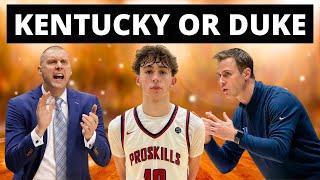 KENTUCKY AND DUKE BASKETBALL ARE RECRUITING 5-STAR PROSPECT HUDSON GREER