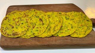 نون سبزیجات هندیآلو پراتا indian bread aloo parathasubtitle