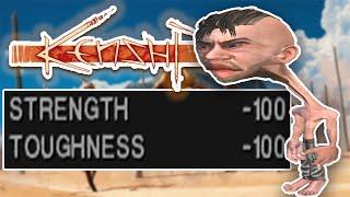 Can You Beat Kenshi With -100 Stats?   -100 Stat Man Experience #1